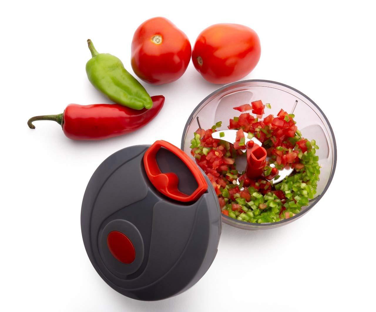 0080 Manual Food Chopper, Compact & Powerful Hand Held Vegetable Chopper - SkyShopy 0080 Manual Food Chopper, Compact & Powerful Hand Held Vegetable Chopper - SkyShopy